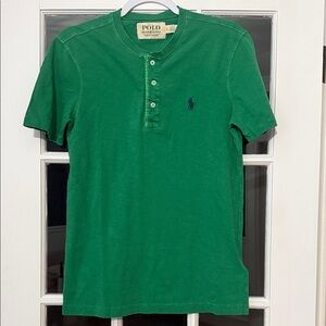 Polo by Ralph Lauren Classic Green Henley shirt